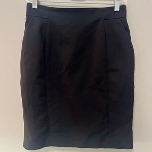 H & M black mini skirt. Size 8.